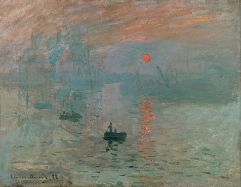 Claude Monet, Impression, soluppgång, 1872.